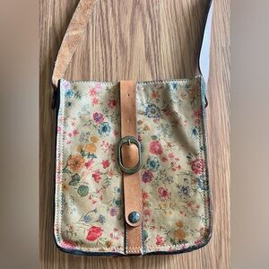 Patricia Nash Leather Floral Crossbody